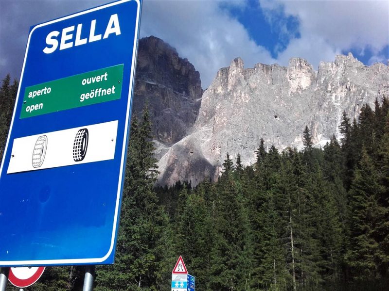 Passo Sella, one of the Sella Ronda climbs
