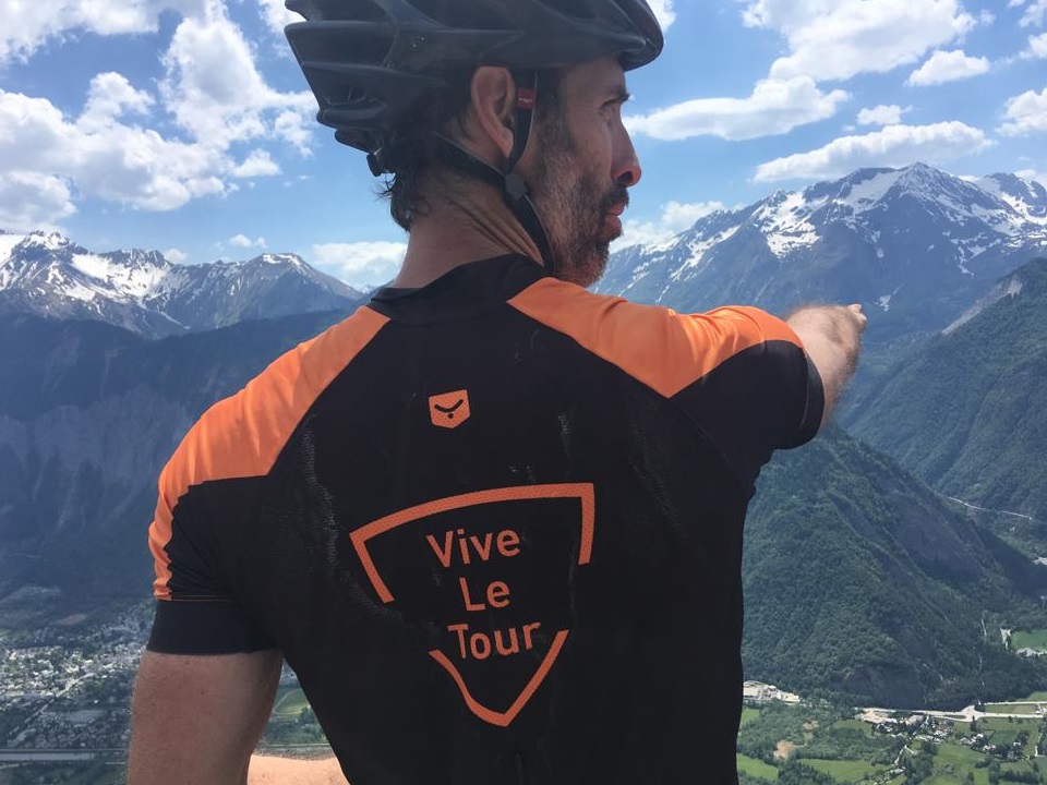 Vive le Tour with our French Alps cycling jersey