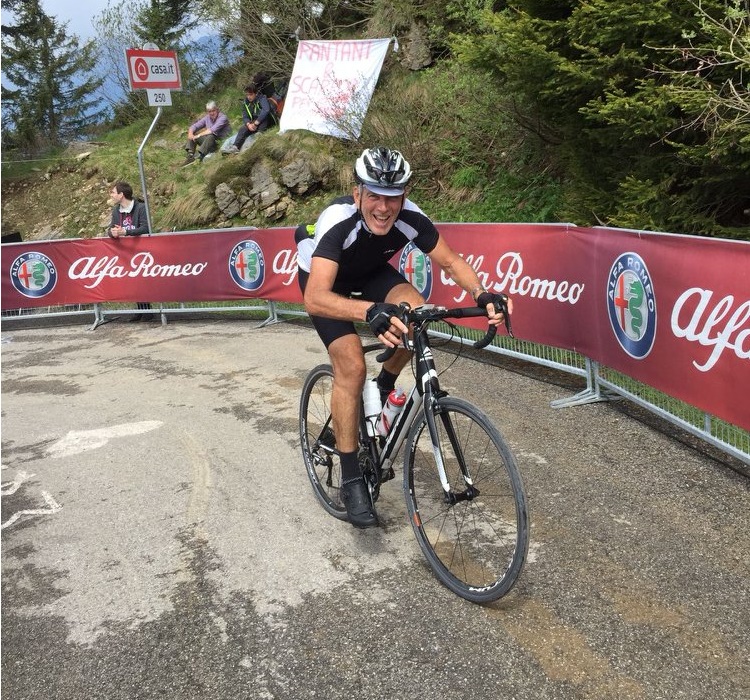 Punching out Monte Zoncolan during the Giro d'Italia