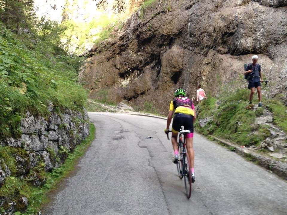 All Dolomites cycling adventures need to enter the Sottoguda canyon