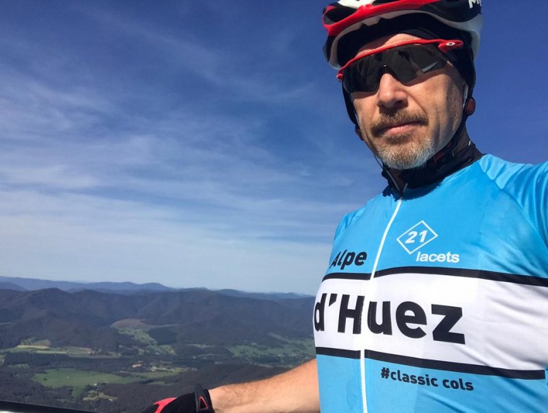 A taste of Alpe d'Huez on the Mount Buffalo summit in the Victorian High Country