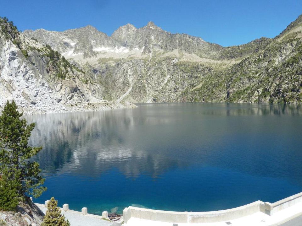 The reservoir Cap d'Long located in the French Pyrenees