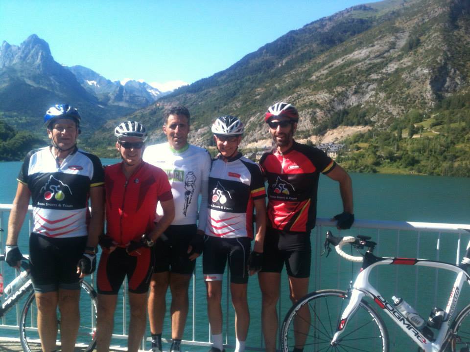Meeting cycling royalty (Miguel Indurain) in the Spanish Pyrenees